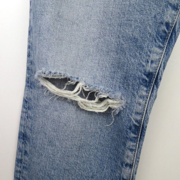 AG The Isabelle High-Rise Straight Crop Raw Hem 26 - Picture 10 of 14